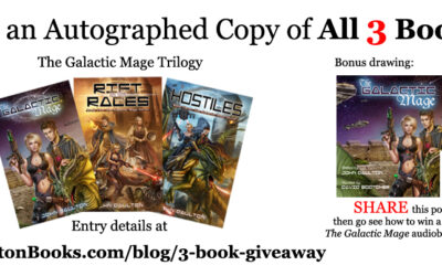 Contest – The Galactic Mage Series 3 Book Giveaway Drawing